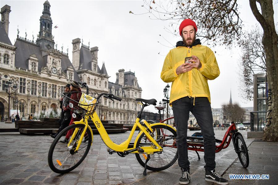 FRANCE-PARIS-CHINA-BIKE SHARING-OFO