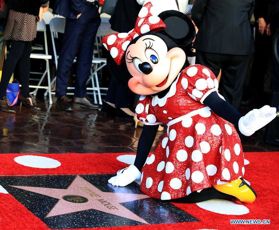 U.S.-LOS ANGELES-HOLLYWOOD WALK OF FAME-MINNIE MOUSE