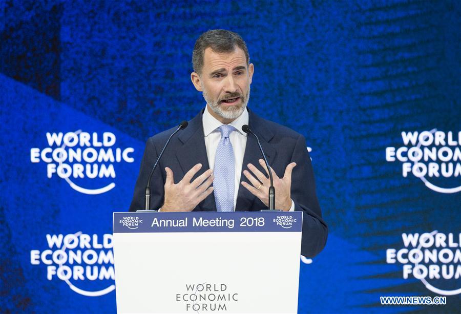 SWITZERLAND-DAVOS-WEF ANNUAL MEETING-SPAIN