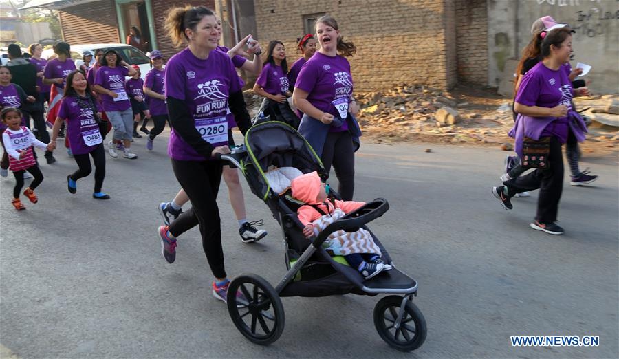 (SP)NEPAL-KATHMANDU-INTERNATIONAL WOMEN'S DAY-5000M FUN RUN