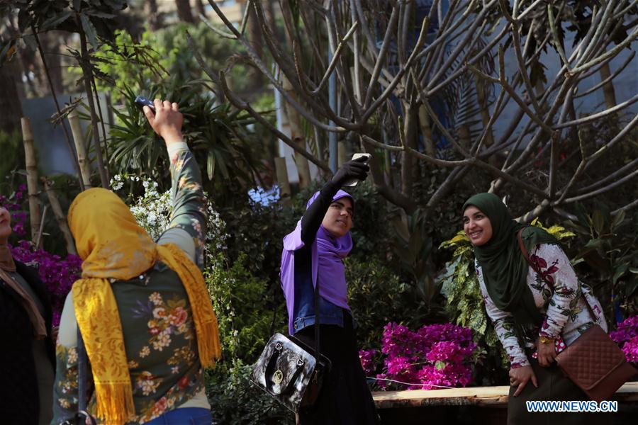 EGYPT-GIZA-SPRING FLOWER EXHIBITION