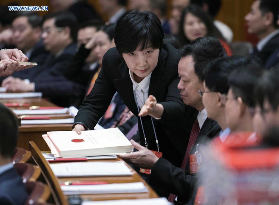 (TWO SESSIONS)CHINA-BEIJING-NPC-THIRD PLENARY MEETING (CN)