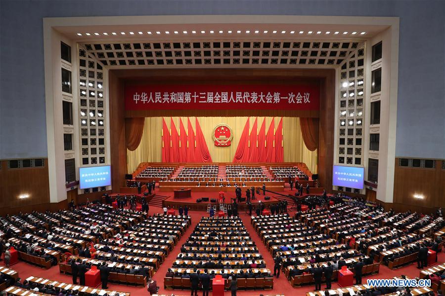 (TWO SESSIONS)CHINA-BEIJING-NPC-THIRD PLENARY MEETING (CN)