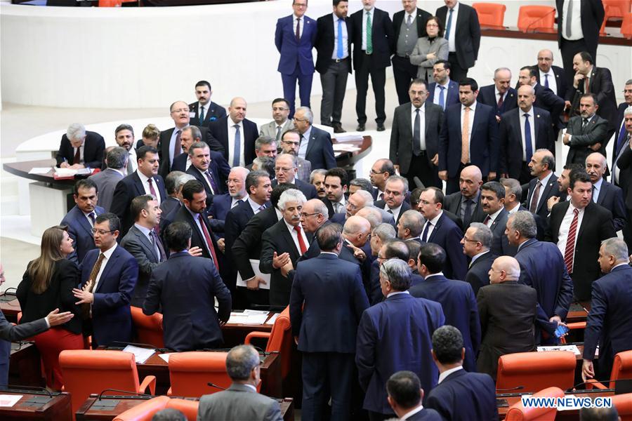 TURKEY-ANKARA-PARLIAMENT-ELECTORAL LAW-RATIFICATION