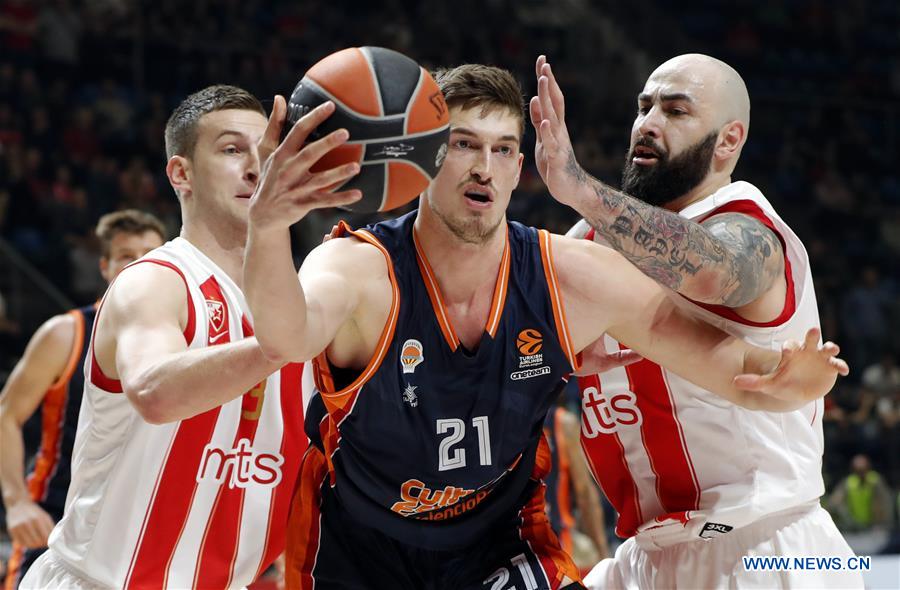 (SP)SERBIA-BELGRADE-EUROLEAGUE-BASKETBALL-CRVENA ZVEZDA VS VALENCIA