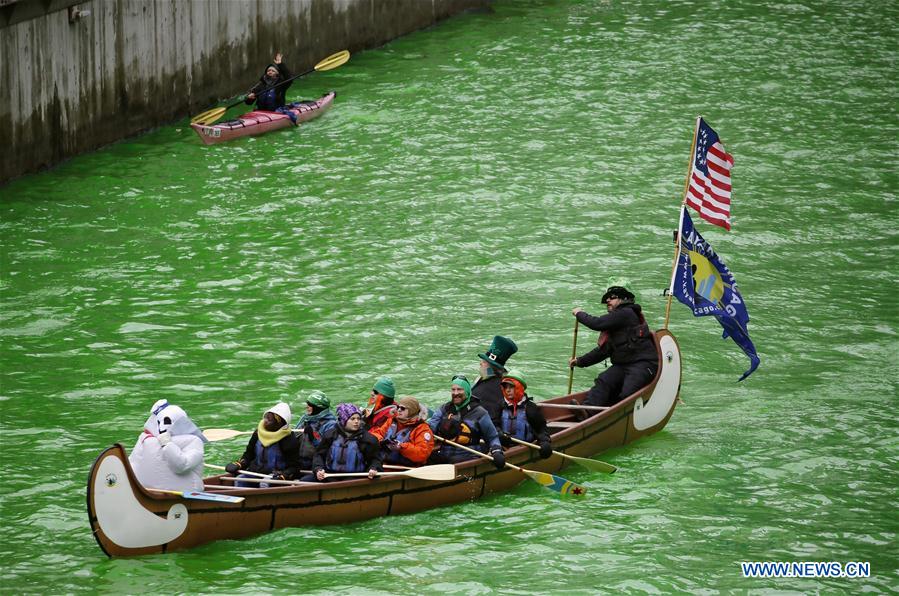 U.S.-CHICAGO-ST. PATRICK'S DAY-CELEBRATION