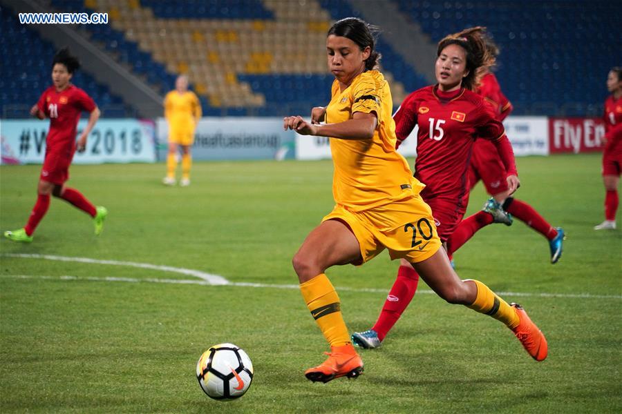 (SP)JORDAN-AMMAN-SOCCER-2018 AFC WOMEN'S ASIAN CUP-VIETNAM VS AUSTRALIA