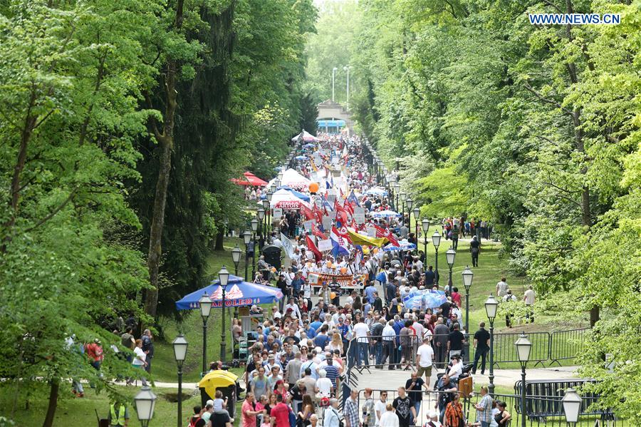 CROATIA-ZAGREB-INTERNATIONAL WORKERS' DAY-PROTEST