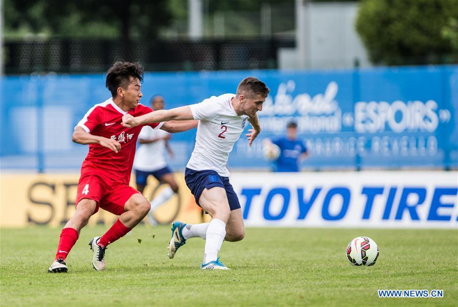 (SP)FRANCE-AUBAGNE-SOCCER-TOULON TOURNAMENT 2018-CHINA-ENGLAND