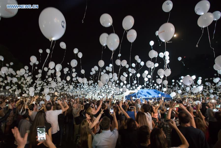 HUNGARY-BUDAPEST-MISSING CHILDREN'S DAY-BALLOONS