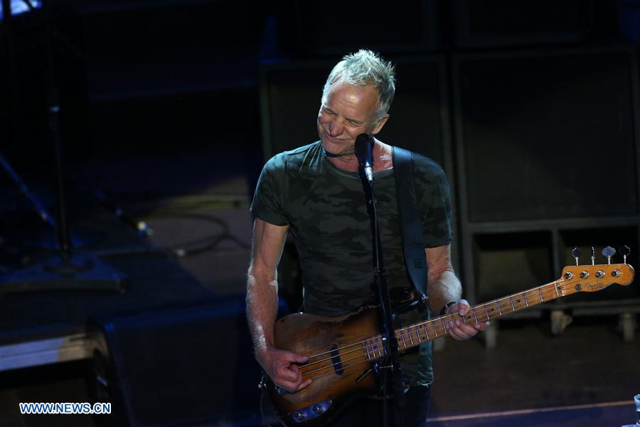 GREECE-ATHENS-EPIDAURUS FESTIVAL-STING SOLO CONCERT