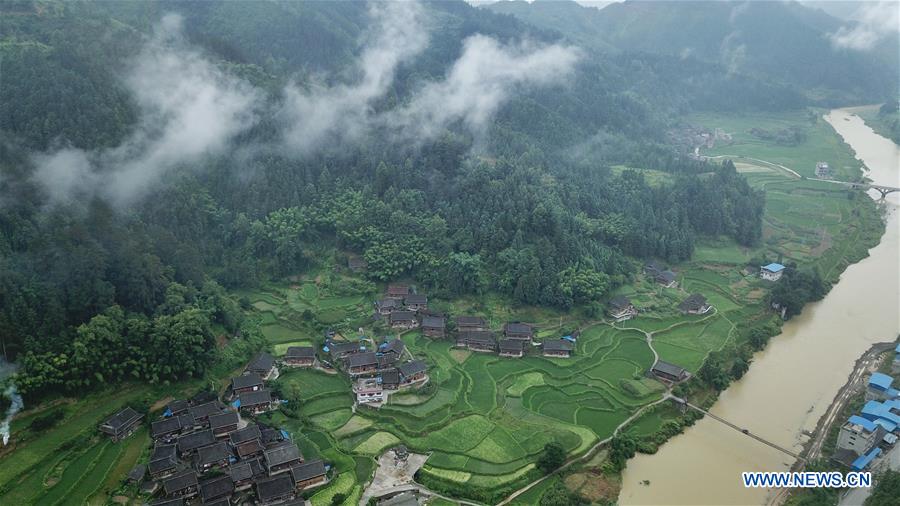 CHINA-GUIZHOU-RONGJIANG-DONG VILLAGE-SCENERY(CN)