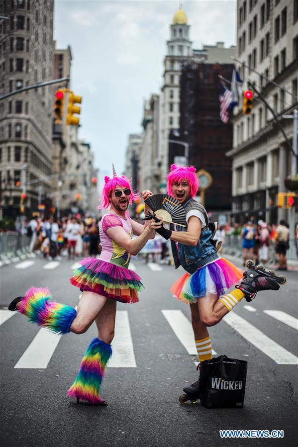 U.S.-NEW YORK-PRIDE PARADE