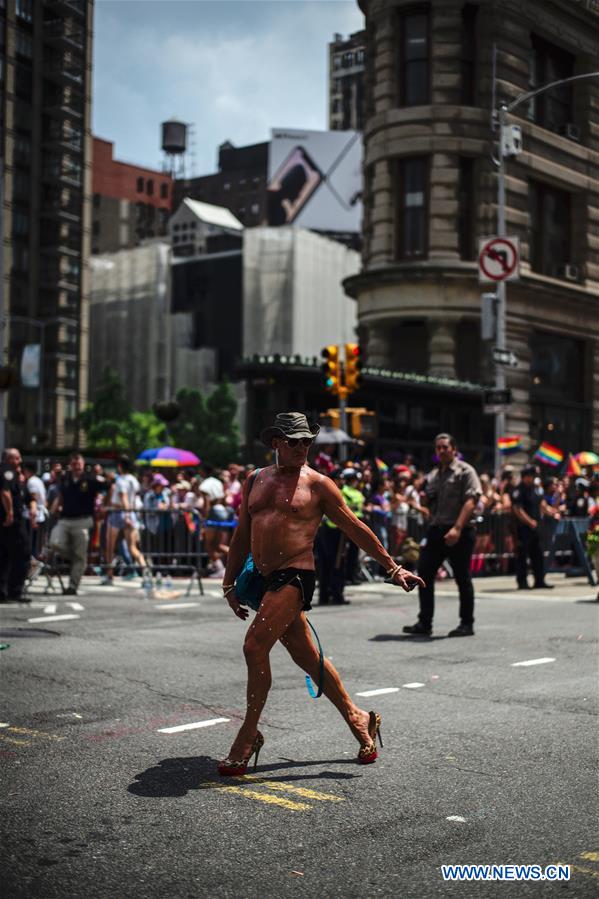 U.S.-NEW YORK-PRIDE PARADE