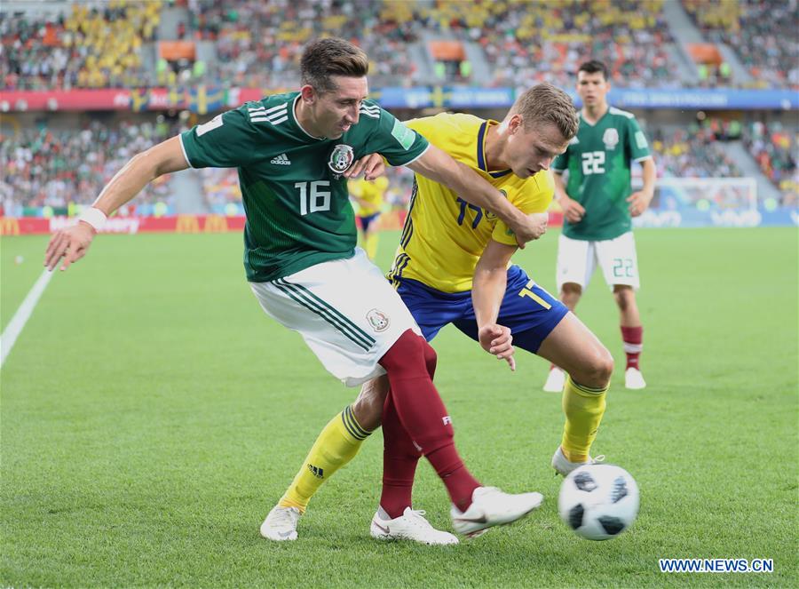 (SP)RUSSIA-YEKATERINBURG-2018 WORLD CUP-GROUP F-MEXICO VS SWEDEN