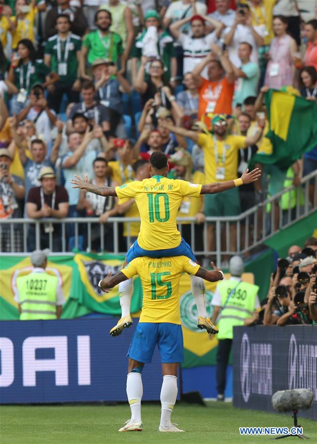 (SP)RUSSIA-SAMARA-2018 WORLD CUP-ROUND OF 16-BRAZIL VS MEXICO