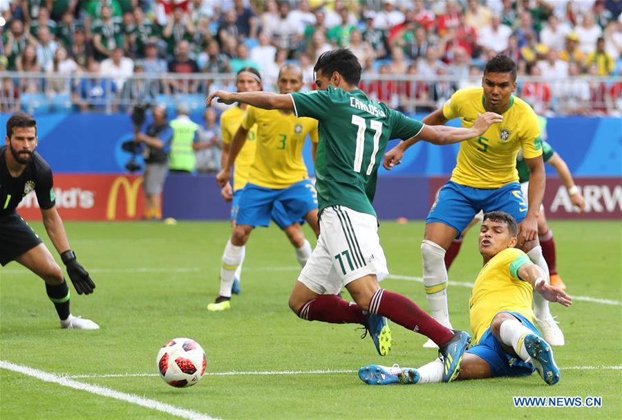 (SP)RUSSIA-SAMARA-2018 WORLD CUP-ROUND OF 16-BRAZIL VS MEXICO