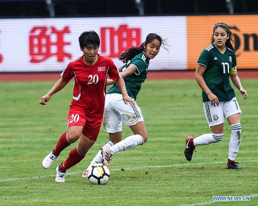 (SP)CHINA-DUYUN-FOOTBALL-INTERNATIONAL WOMEN'S YOUTH