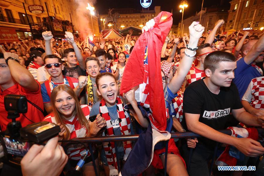 (SP)CROATIA-ZAGREB-SOCCER-FIFA WORLD CUP-FANS