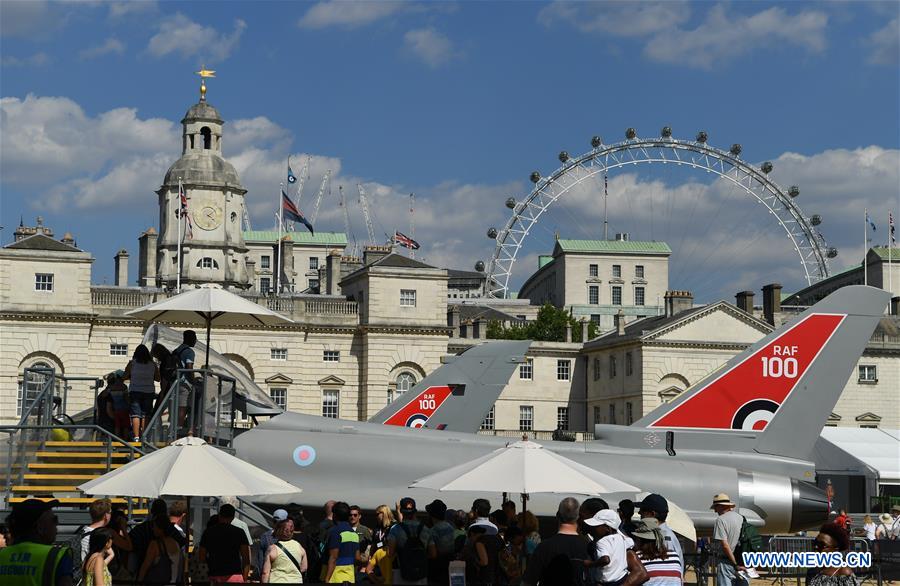 BRITAIN-LONDON-RAF100-AIRCRAFT-TOUR