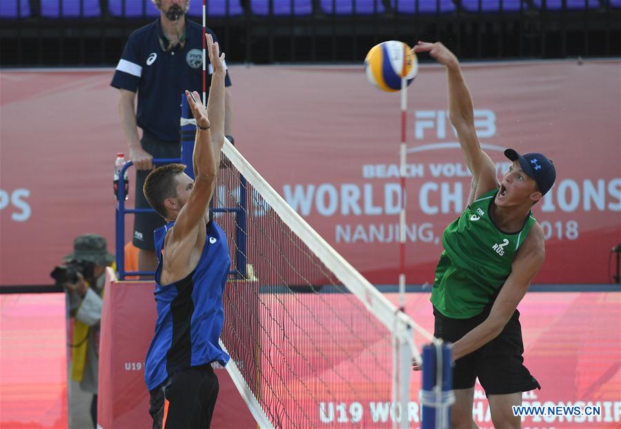 (SP)CHINA-NANJING-BEACH VOLLEYBALL-U19 WORLD CHAMPIONSHIPS (CN)