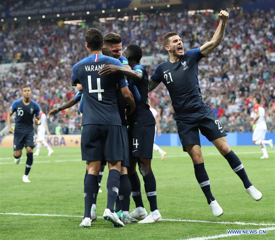 (SP)RUSSIA-MOSCOW-2018 WORLD CUP-FINAL-FRANCE VS CROATIA