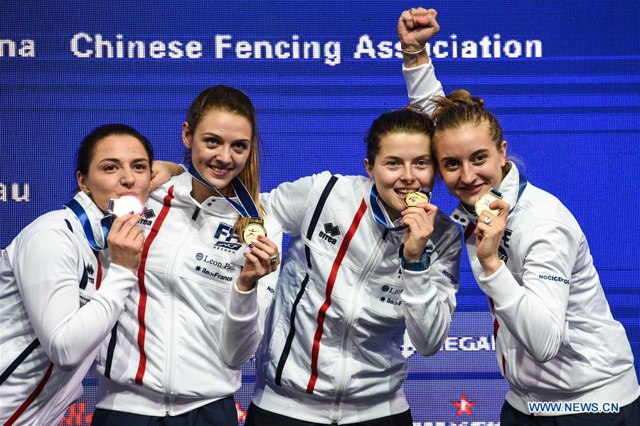 (SP)CHINA-JIANGSU-WUXI-FENCING-WORLD CHAMPIONSHIPS (CN)