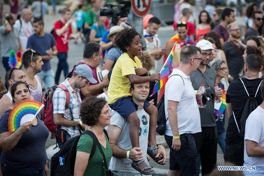 MIDEAST-JERUSALEM-GAY PRIDE PARADE