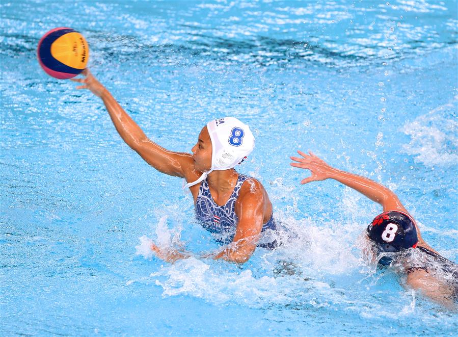 (SP)INDONESIA-JAKARTA-ASIAN GAMES-WATER POLO-THAILAND VS HONG KONG