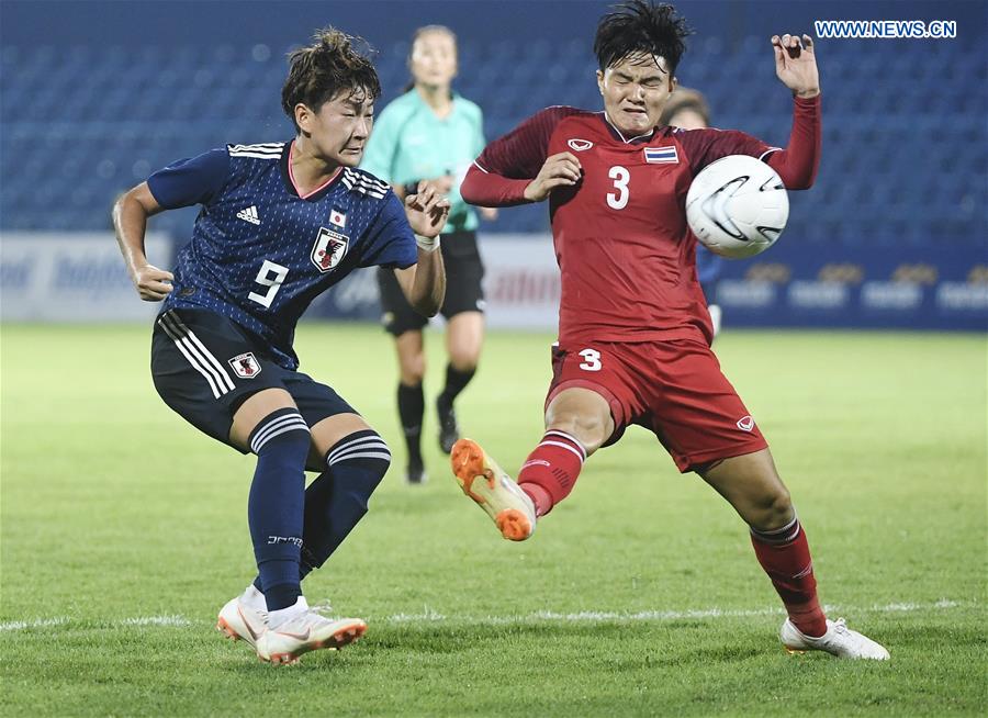 (SP)INDONESIA-PALEMBANG-ASIAN GAMES-WOMEN'S FOOTBALL-THAILAND VS JAPAN