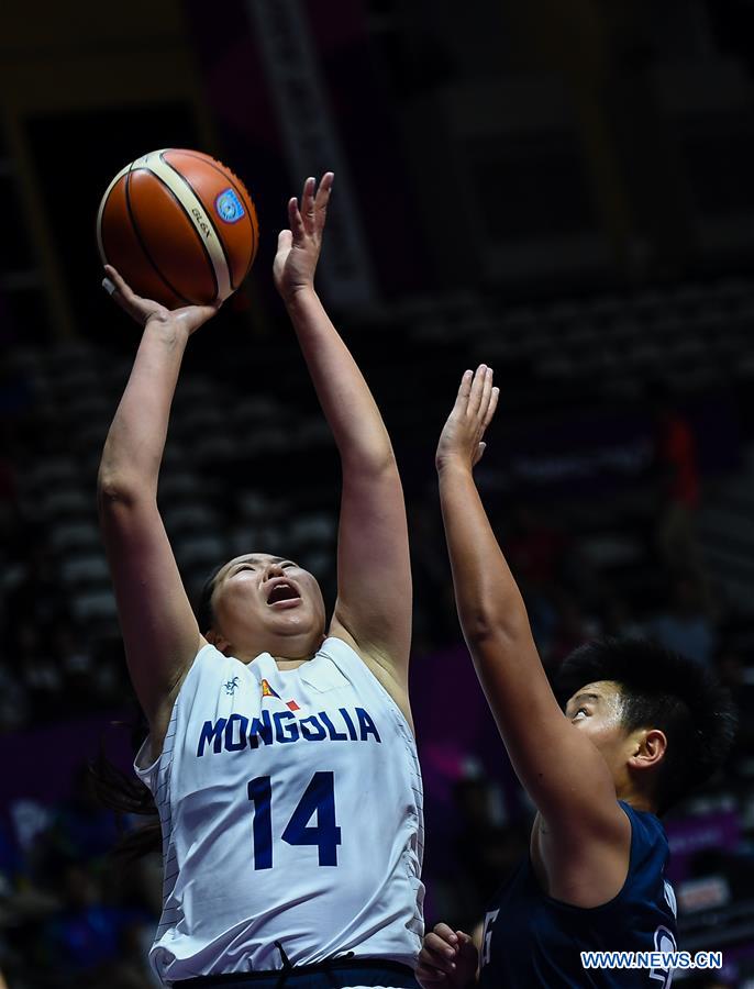 (SP)INDONESIA-JAKARTA-ASIAN GAMES-WOMEN'S BASKETBALL-MONGOLIA VS HONG KONG