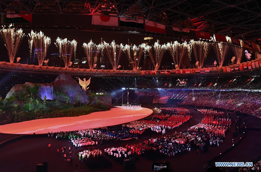 (SP)INDONESIA-JAKARTA-ASIAN GAMES-OPENING CEREMONY