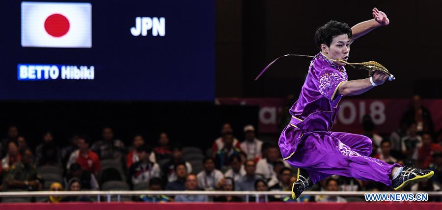 (SP)INDONESIA-JAKARTA-ASIAN GAMES-WUSHU-DAOSHU