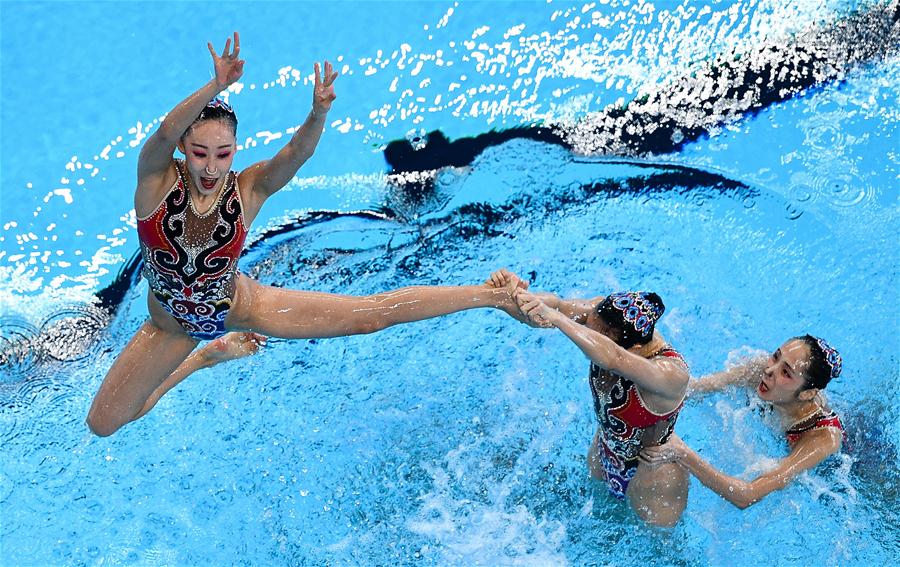 (SP)INDONESIA-JAKARTA-ASIAN GAMES-ARTISTIC SWIMMING