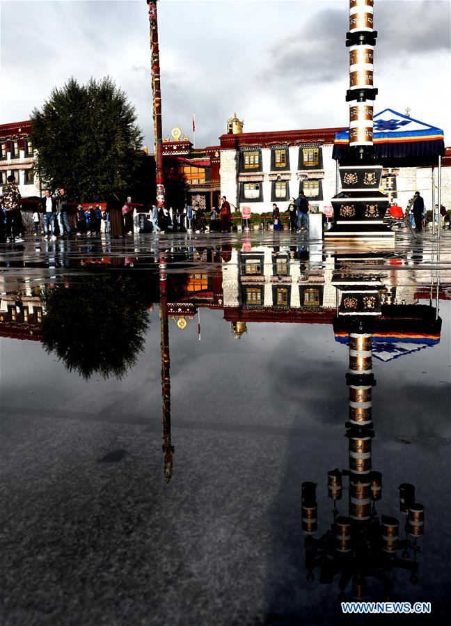 CHINA-LHASA-JOKHANG TEMPLE-SCENERY AFTER RAIN(CN)