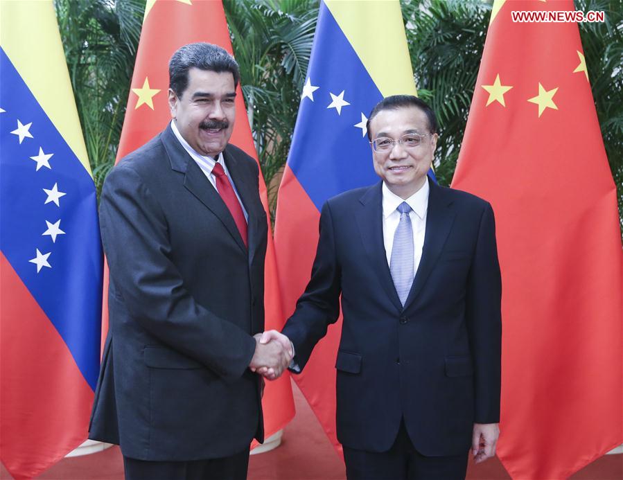 CHINA-BEIJING-LI KEQIANG-VENEZUELA-MADURO-MEETING (CN)