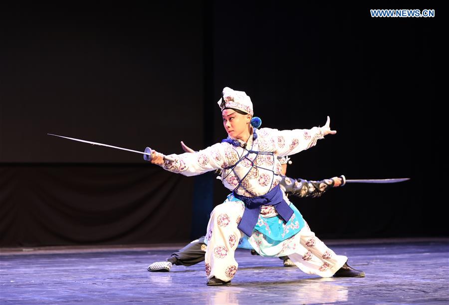 MIDEAST-WEST BANK-RAMALLAH-CHINA-PEKING OPERA