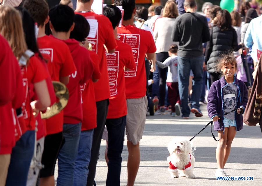 U.S.-CALIFORNIA-BURLINGAME-PET DOG-PARADE