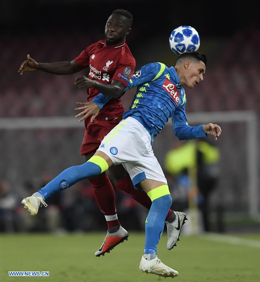 (SP)ITALY-NAPLES-FOOTBALL-UEFA CHAMPIONS LEAGUE-NAPOLI VS LIVERPOOL