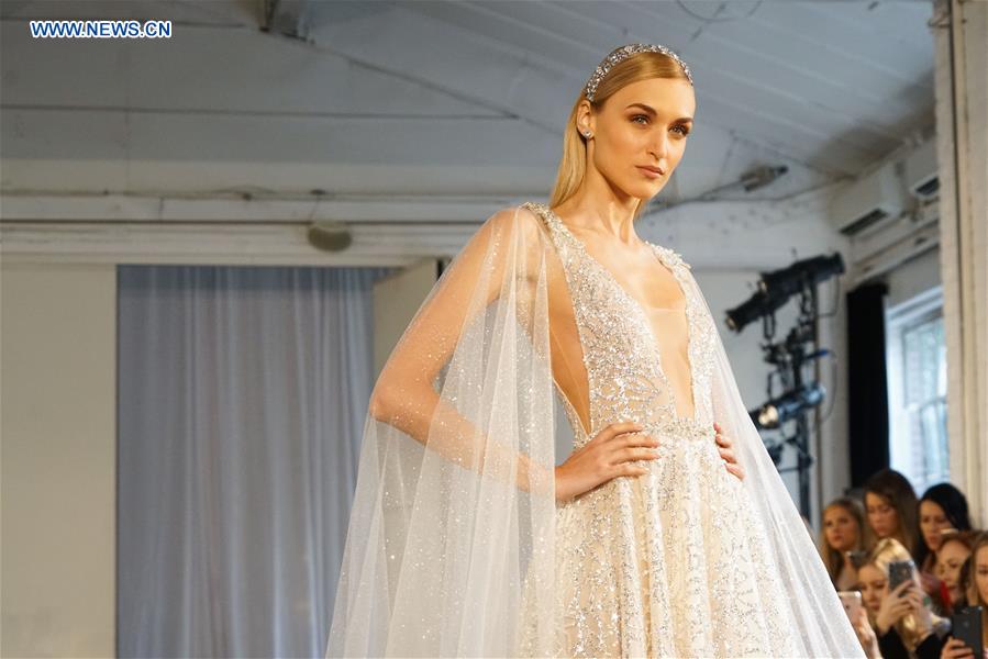 U.S.-NEW YORK-BRIDAL FASHION WEEK-BERTA