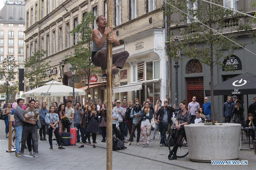 HUNGARY-BUDAPEST-NEW CIRCUS-CONTEMPORARY ART FESTIVAL