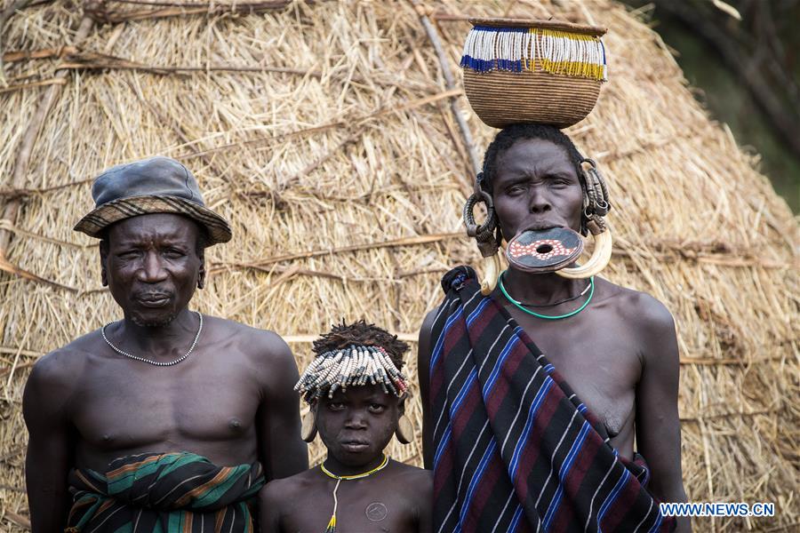 ETHIOPIA-SOUTHERN REGIONAL STATE-PRIMITIVE TRIBE-MURSI