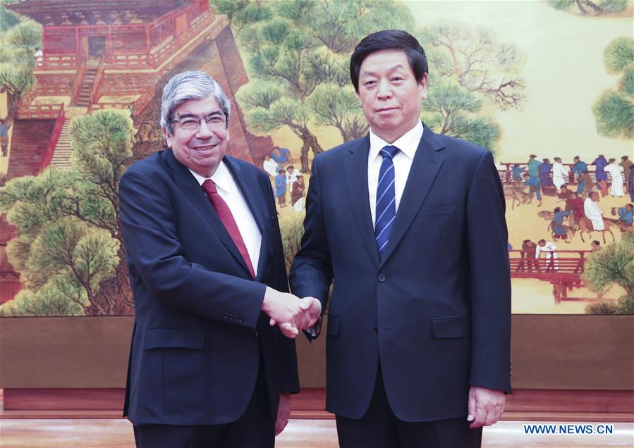 CHINA-BEIJING-LI ZHANSHU-PORTUGUESE PARLIAMENT PRESIDENT-TALKS (CN)