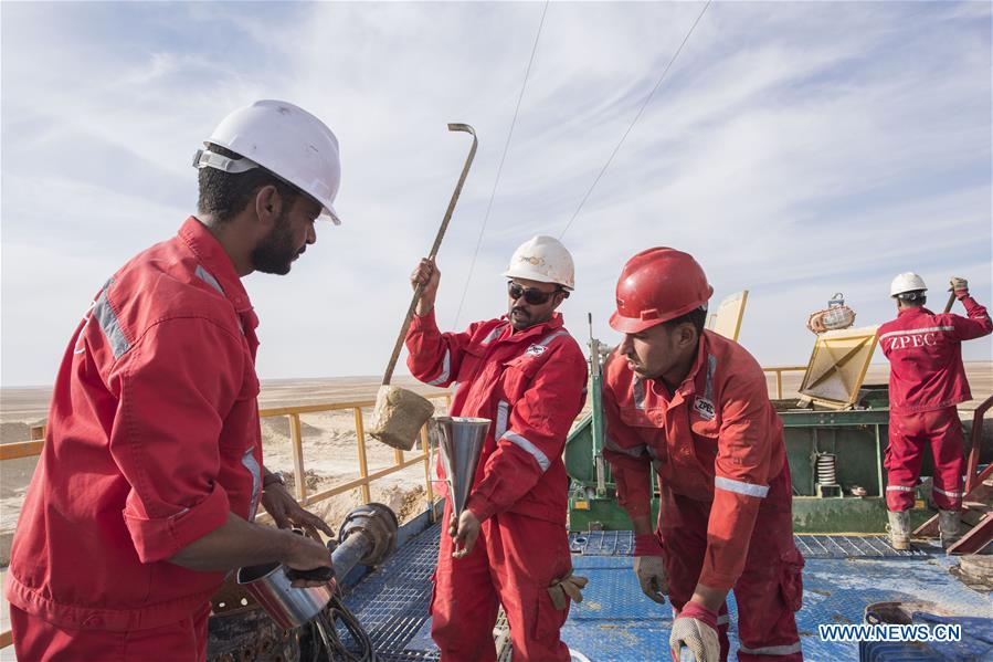 EGYPT-MINYA-CHINA-ZPEC-DESERT-WELLS