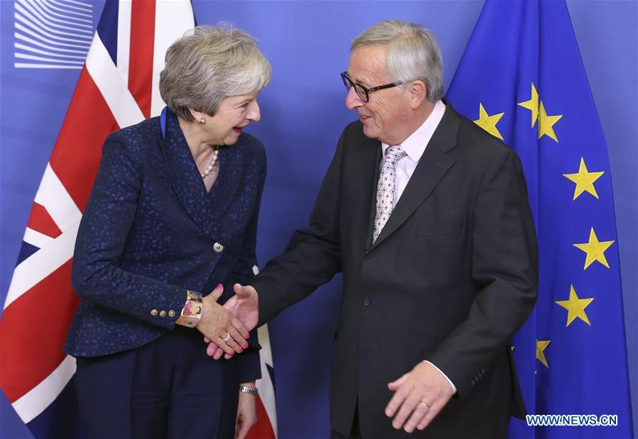 BELGIUM-BRUSSELS-EUROPEAN COMMISSION-JUNCKER-UK-MAY-MEETING