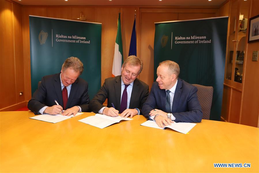 IRELAND-DUBLIN-WFP-AGREEMENT-SIGNING CEREMONY