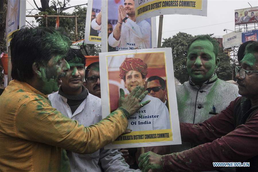 INDIA-KOLKATA-ELECTION-RESULT-CELEBRATION