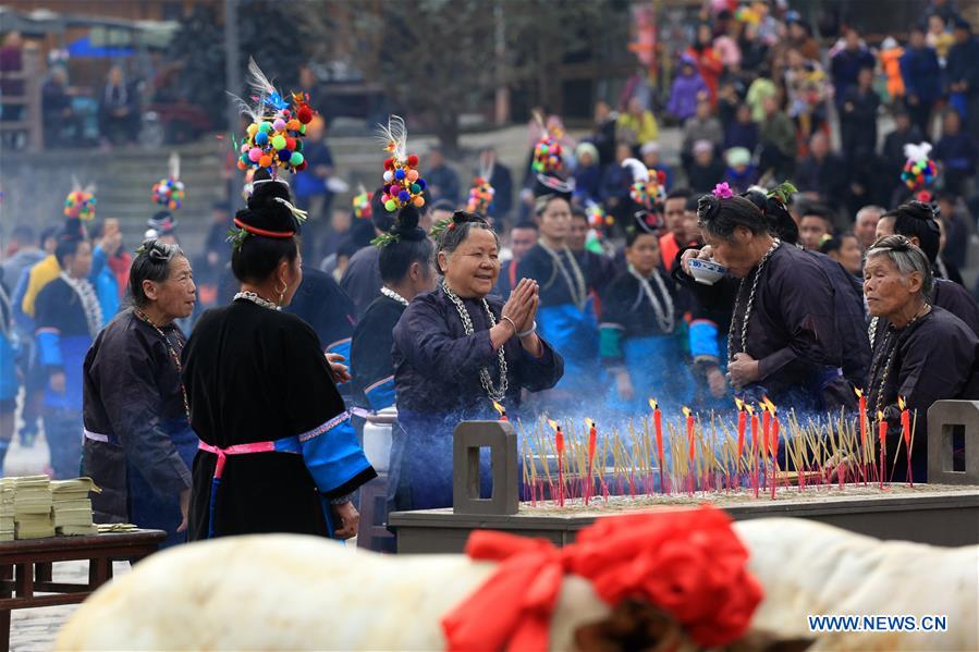 #CHINA-GUIZHOU-DONG PEOPLE-SAMA FESTIVAL (CN)