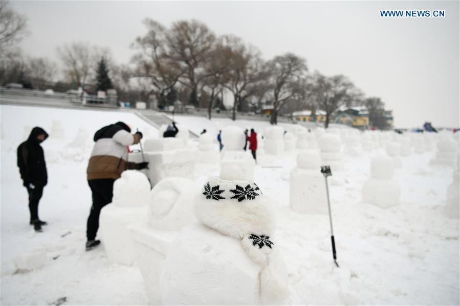 CHINA-HEILONGJIANG-HARBIN-2019-SNOWMEN (CN)