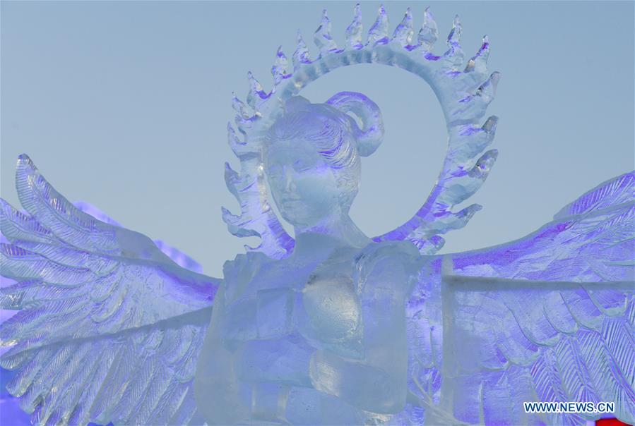 CHINA-HARBIN-ICE SCULPTURE-COMPETITION (CN)